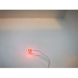 Rd gldepre med hanstik 12v til dukkehus scala 1:12 (ny)