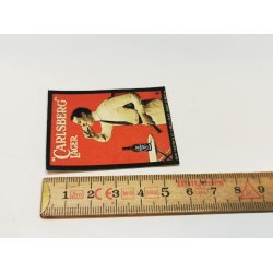 Carlsberg plakat p kraftig karton (hndlavet)