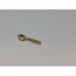  Ske i metal "guld" (ny)