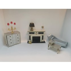 Petite princess bord lampe uden lys fra 1960'erne (brugt)