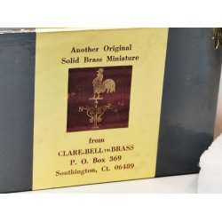 Clare-Bell vejr hane i original emballage (antik)