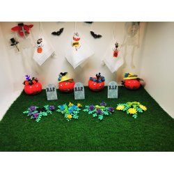 Buket i plastik (hndlavet)