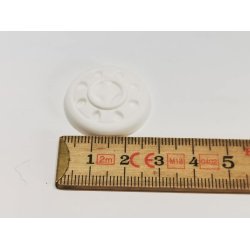 Rosette i gips 2,7 cm (hndlavet)