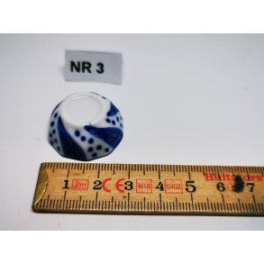 Skl i porceln (nr 3) (ny)  2,7 cm