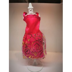 Kjole til dukke (hndlavet)