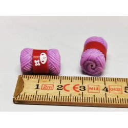 Garnngle i resin lilla (ny)