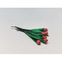 Pink tulipan (hndlavet) pr. stk