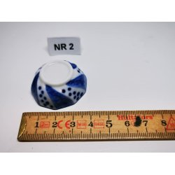 Skl i porceln (nr 2) (ny)  3,5 cm