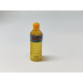 Flaske i plastik. Gul (ny)