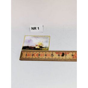 Plakat med sejlskib (ny) nr 1