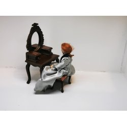 Toiletbord med skammel (nyt)