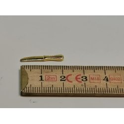 Kniv i metal "guld" (ny)