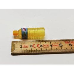 Flaske i plastik. Gul (ny)