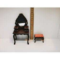 Toiletbord med skammel (nyt)