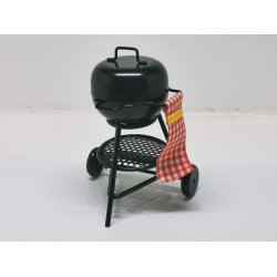 Kuglegrill i metal (ny)