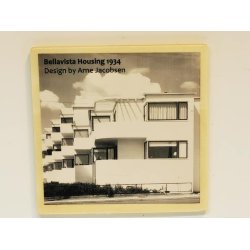 Arne Jacobsen billede i tr (brugt)