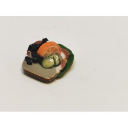 Smrrebrd med flskesteg og rdkl (hndlavet)