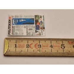 Avis politiken til dukkehus scala 1:12 