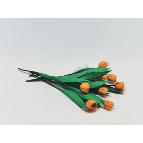 Orange tulipan (hndlavet) pr stk