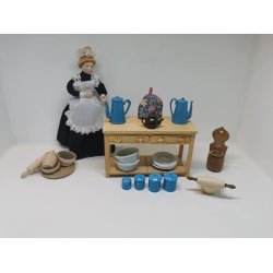 Skl med mnster i porceln (brugt)