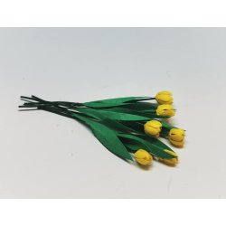  Gul tulipan (hndlavet)