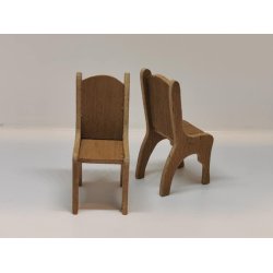 Spisebords stol til dukkehuse scala 1:12 (brugt/hndlavet)