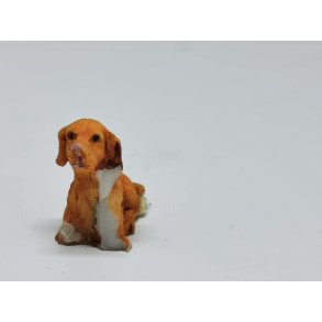 Hund i resin (brugt)