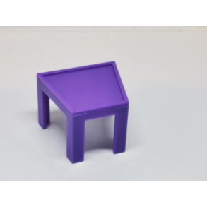 Skammel/Bord i plastik (brugt)