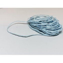 Bast lignende Lysebl snor 5 meter (nyt)