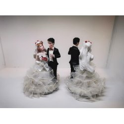 Brudepar i resin scala 1:16 (ny)