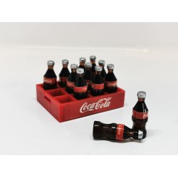 Coca cola flaske til dukkehus scala 1:16 (ny)