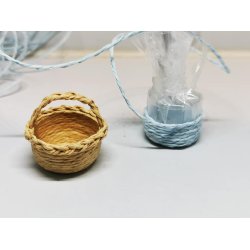 Bast lignende Lysebl snor 5 meter (nyt)