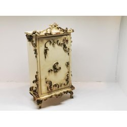 Rudolf Szalasi skab fra 1950'erne til dukkehus scala 1:12 (antik)