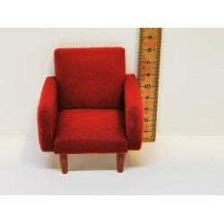 Lnestol til dukkehus scala 1:12 (hndlavet)