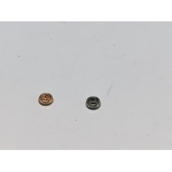 Knap i metal look (ny)