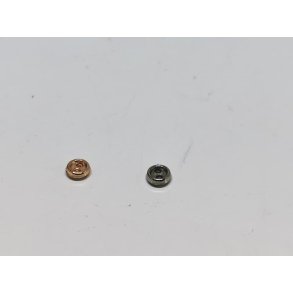 Knap i metal look (ny)