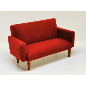 Sofa til dukkehus scala 1:12 (hndlavet)