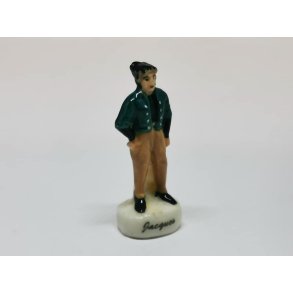 Fransk porcelns figur (brugt)