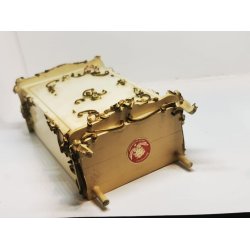 Rudolf Szalasi skab fra 1950'erne til dukkehus scala 1:12 (antik)