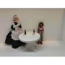 Vinglas p fod (rigtig glas) (brugt)