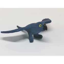 Stor papegje i plastik (brugt)