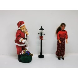 Gadelampe i plastik uden lys (ny)