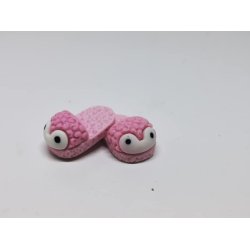 Hjemmesko i resin til dukke scala 1:12 (nye)