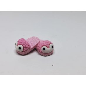 Hjemmesko i resin til dukke scala 1:12 (nye)