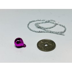 Diy lav din egen julekugle (lilla) til nisse eller dukkehus (ny)