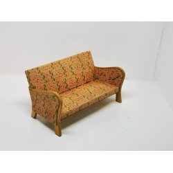Sofa til dukkehus scala 1:12 (antik)