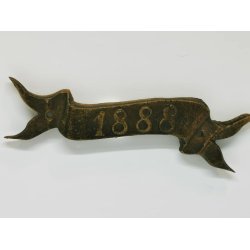 Skilt i metal (brugt)