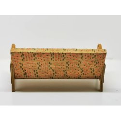 Sofa til dukkehus scala 1:12 (antik)