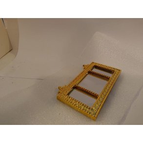 Spejl med guldkant (brugt)