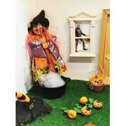 Skelet krop og arme i plastik (brugt)